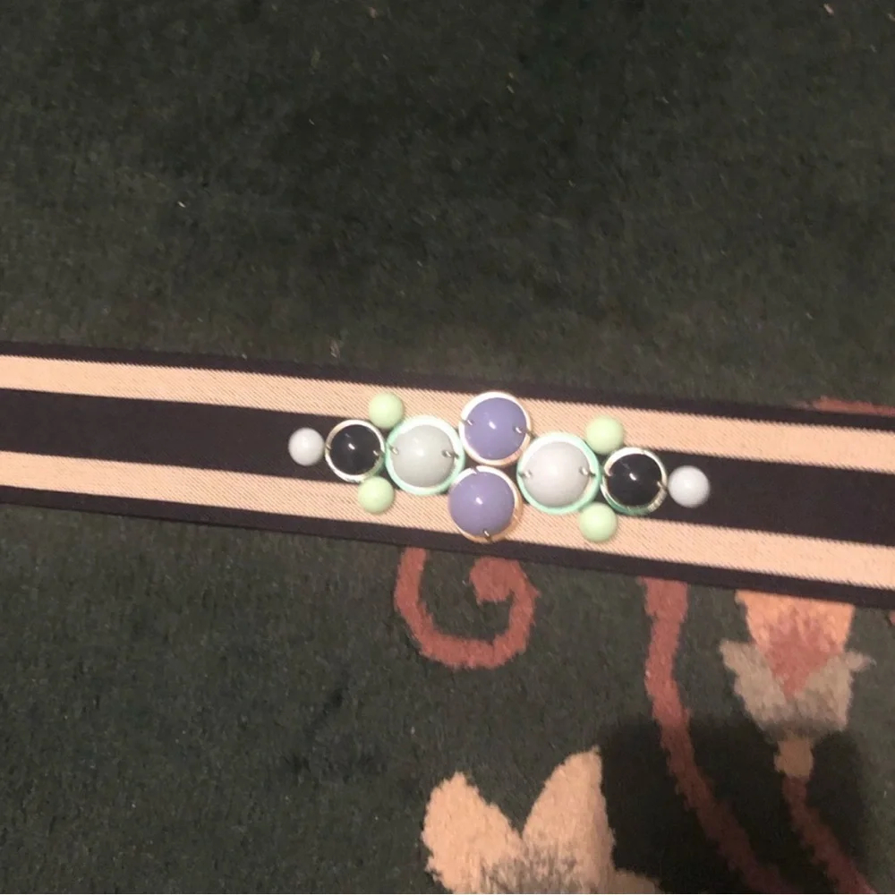 LOFT striped belt